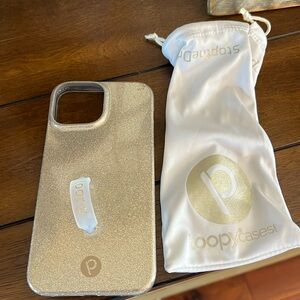 Champagne sparkle loopy case iPhone 13 Pro Max